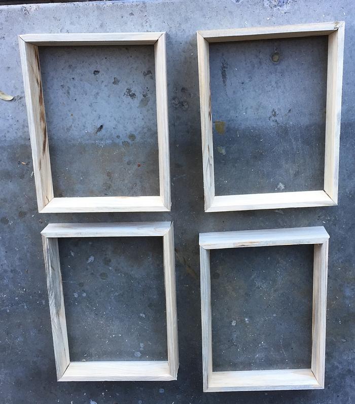 4 x A4 Painting frames