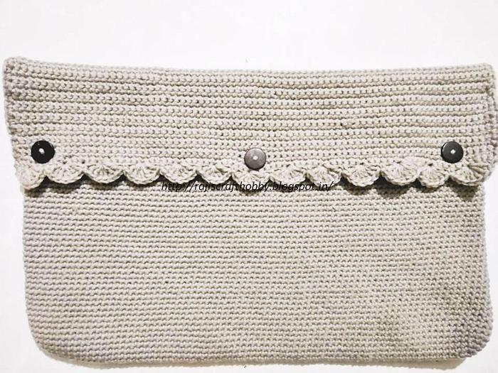 Crochet Laptop Bag