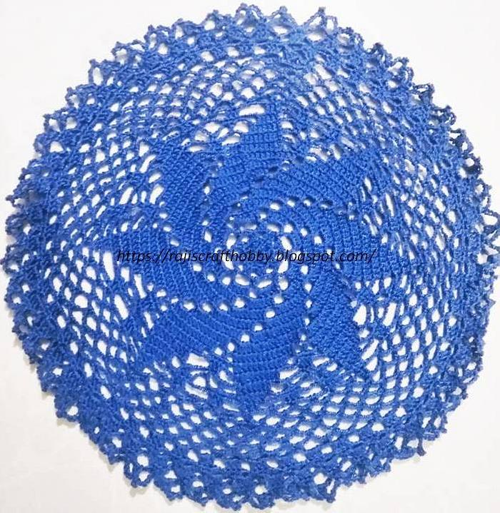 Free Crochet Pattern Pinwheel Doily