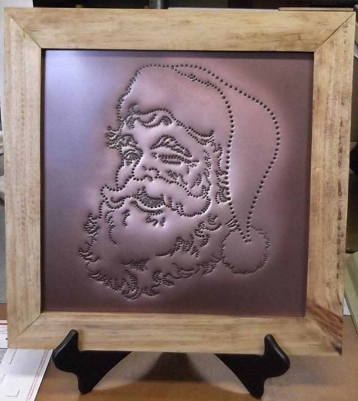 Framed Santa 