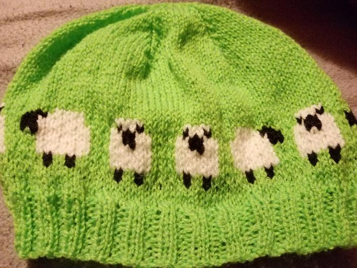 own pattern sheep hat