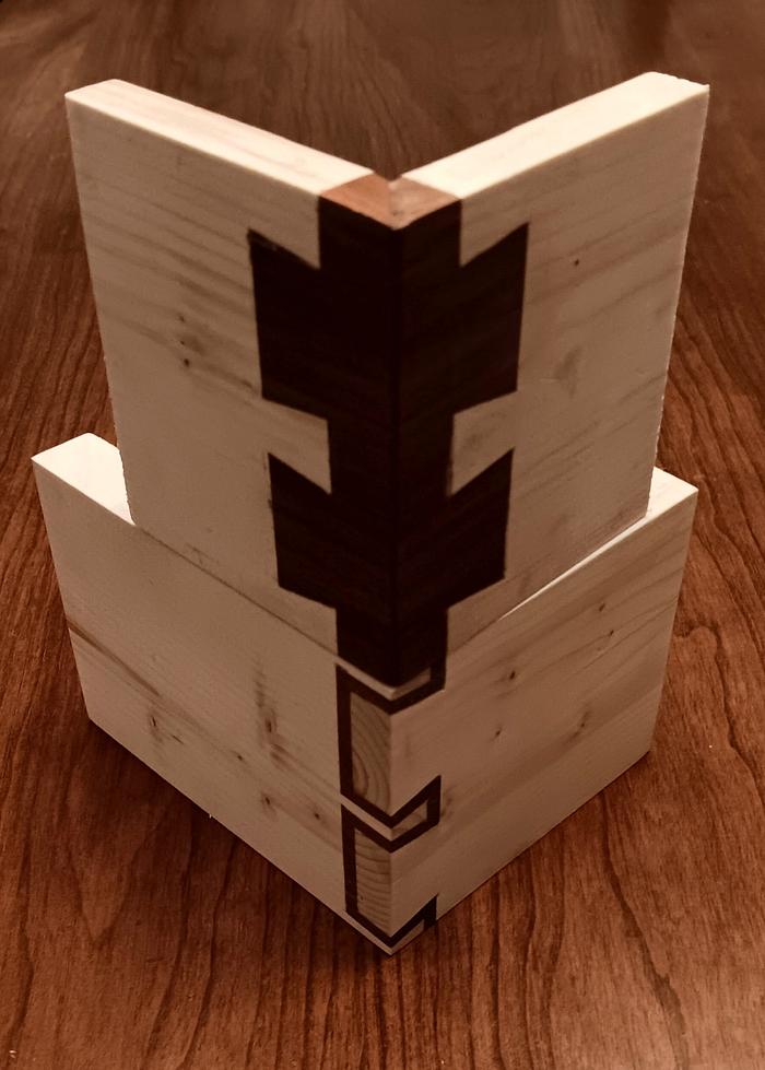 Splined Dovetail or Inlaid Dovetail