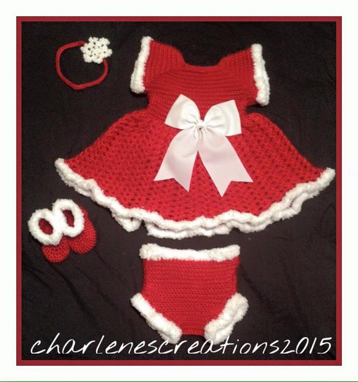 Baby Christimas Dress Set