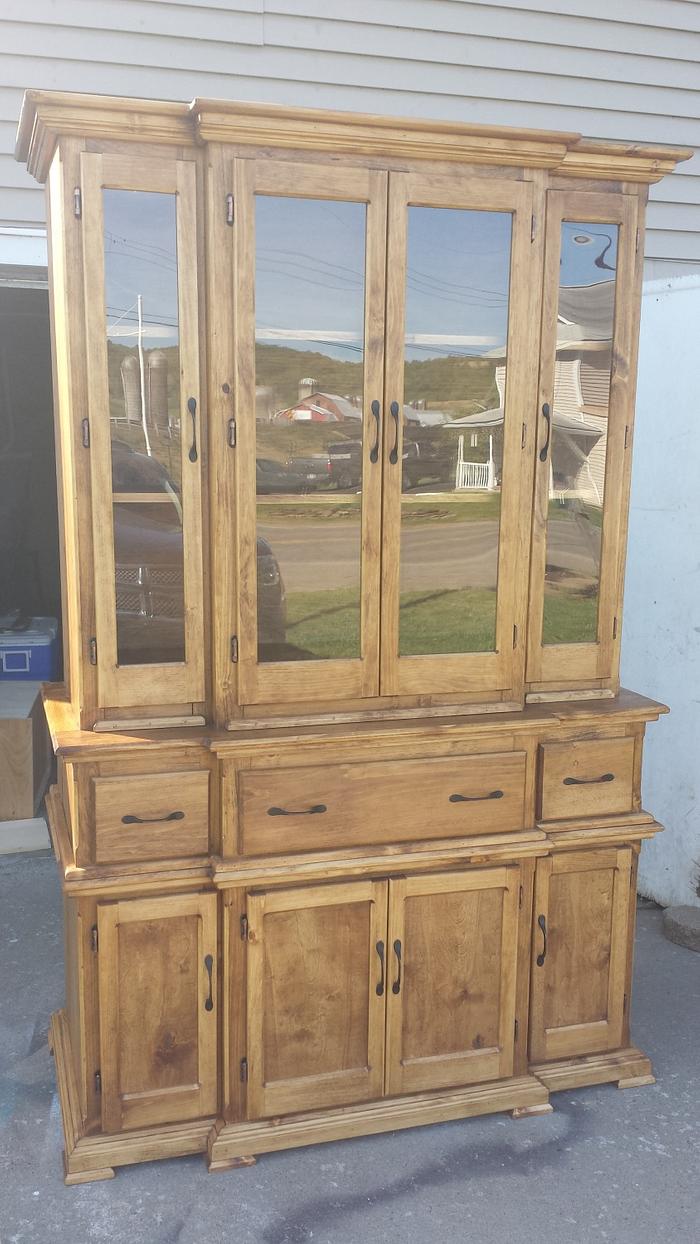 China cabinet w/ hidden compartments
