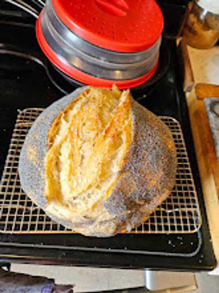 Loaf of Bread + Butter Knives.