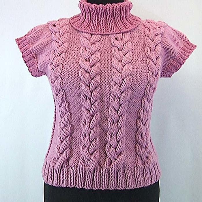How to Knit Cable Vest. Video Tutorial