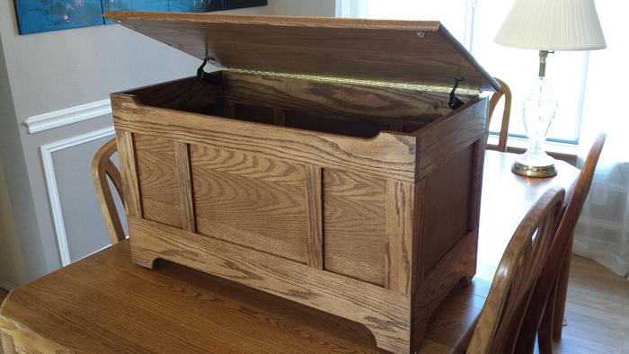 Oak chest