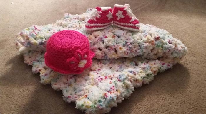 Crochet Baby Girl Spring Set