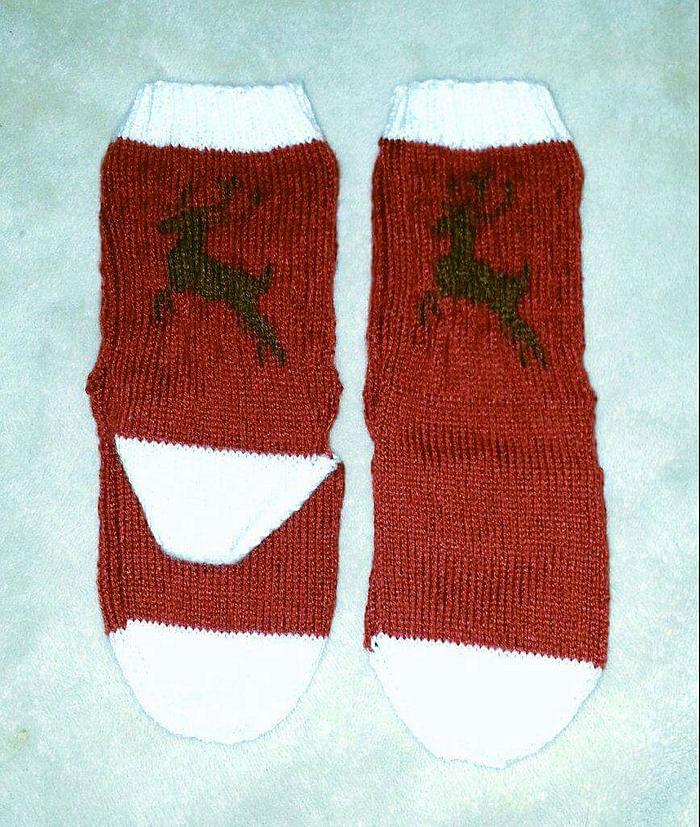 Reindeer socks