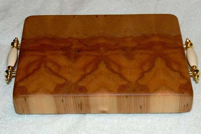 Bookmatched endgrain cutting board 