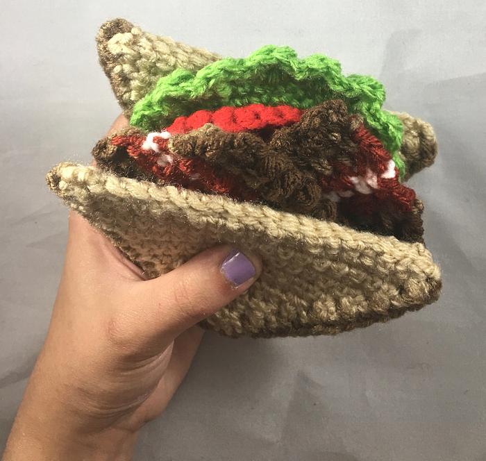 Handmade Crochet BLT Sandwich