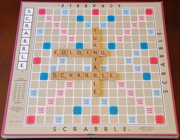 Folding Scrabble Turntable