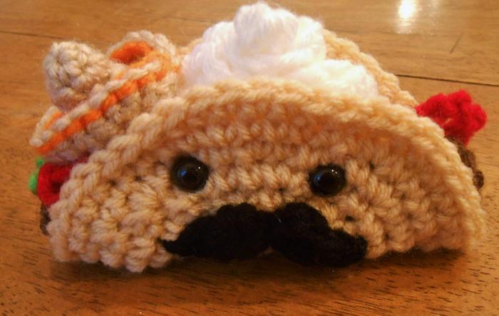 Crochet Fiesta Taco Amigurumi