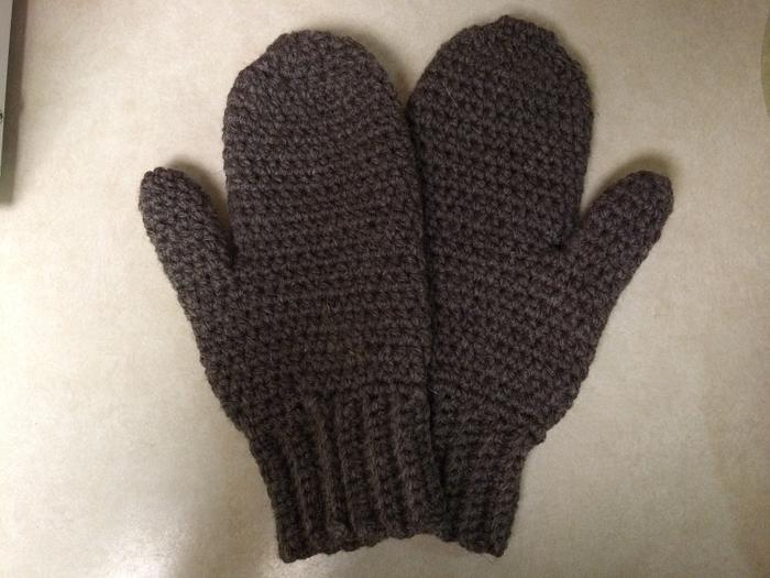 Wool Mittens for Dad