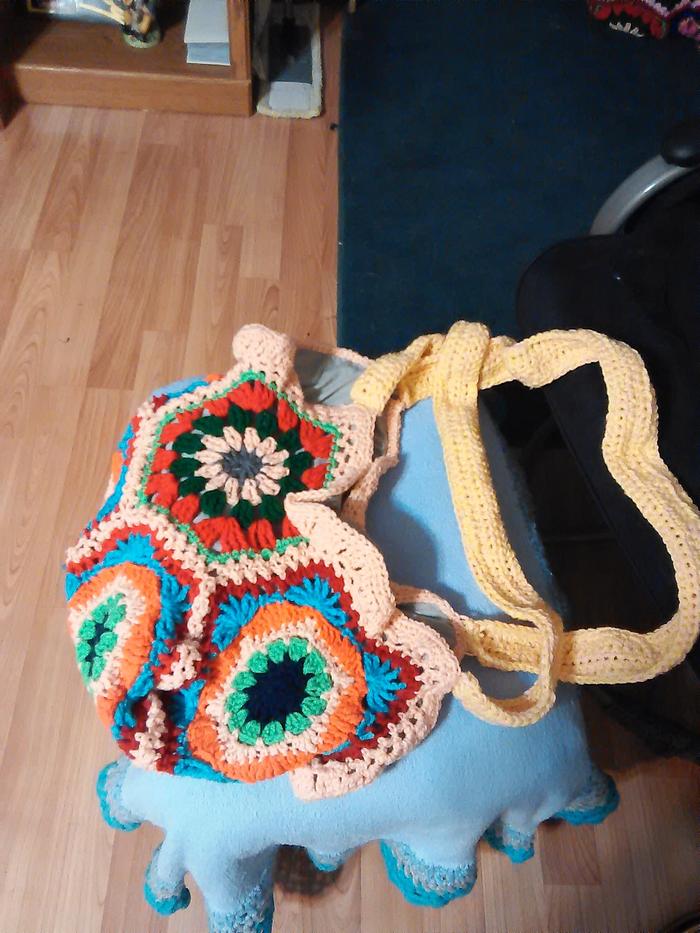 More bags made from hexagons