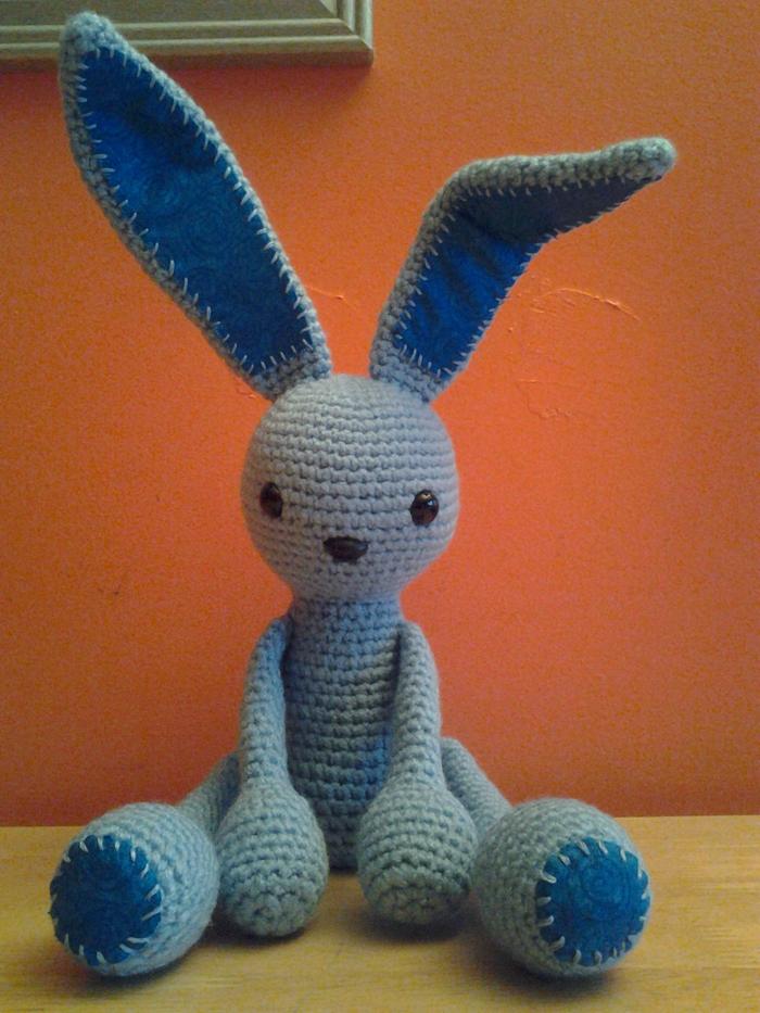 Ice Blue the Alien Bunny