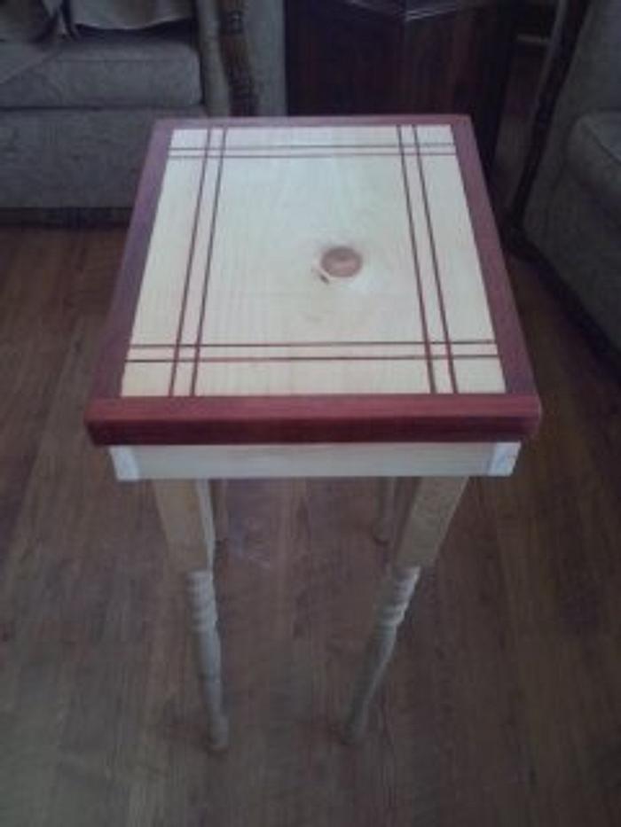 Inlay side table