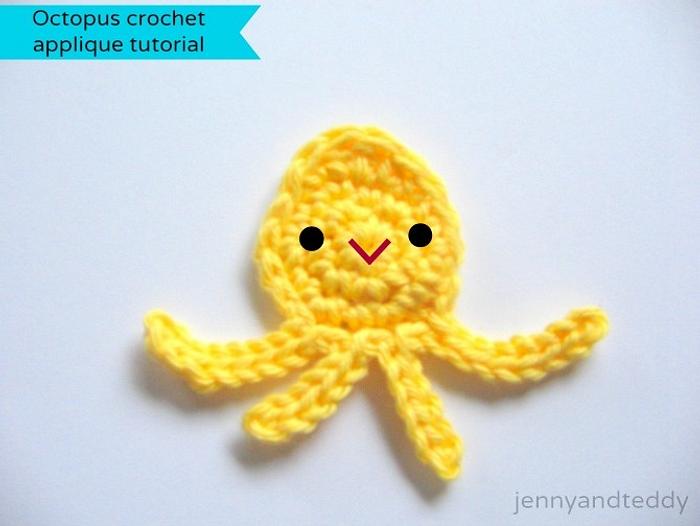 baby octopus applique