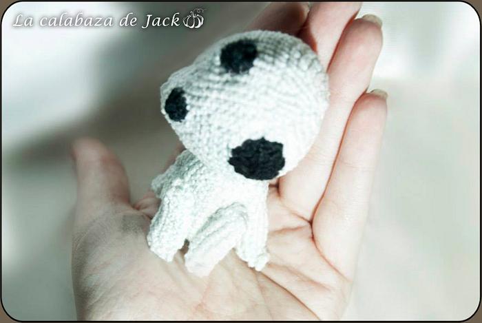 Kodama Amigurumi - Studio Ghibli - La Calabaza de Jack