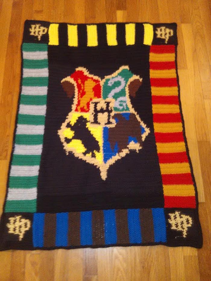 Hogwarts/Harry Potter Afghan