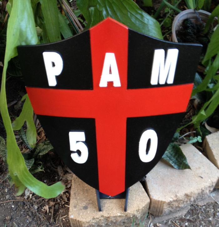 Pams 50 Birthday Shield