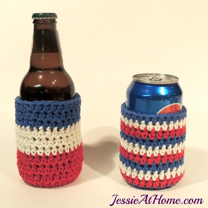 Striped Can Cozy