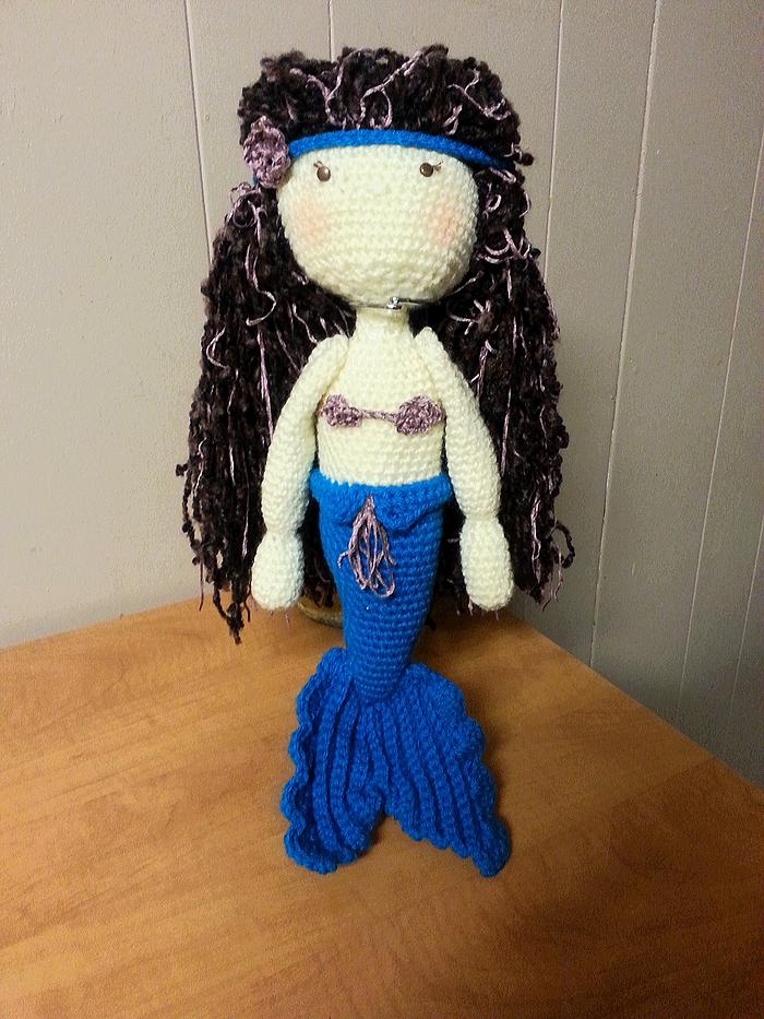 Crocheted Mermaid Doll