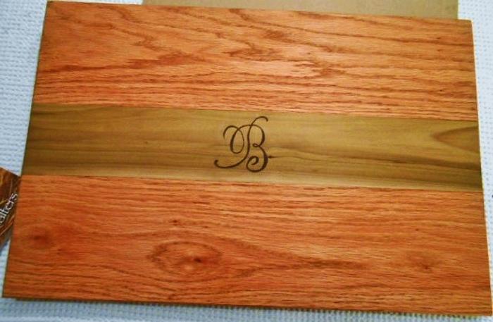 Monogrammed Cutting Board Collaboration
