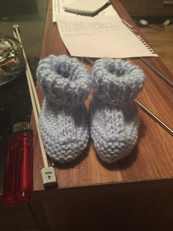 Newborn shoes and booties 