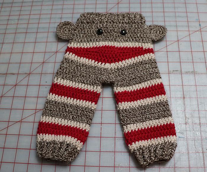 Sock Monkey Butt Pants
