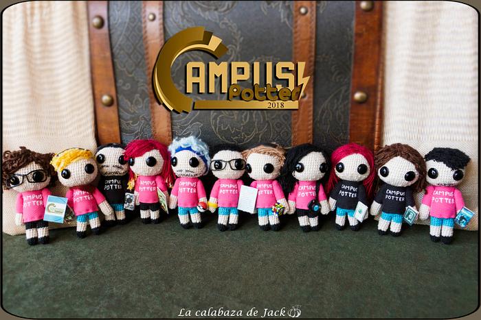 Custom Amigurumis - Campus Potter - La Calabaza de Jack