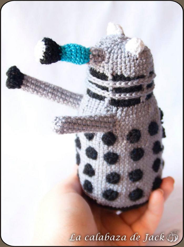 Dalek Amigurumi - Doctor Who - La Calabaza de Jack