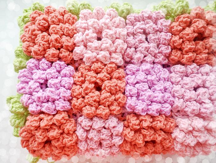 Crochet Flower Blanket Pattern
