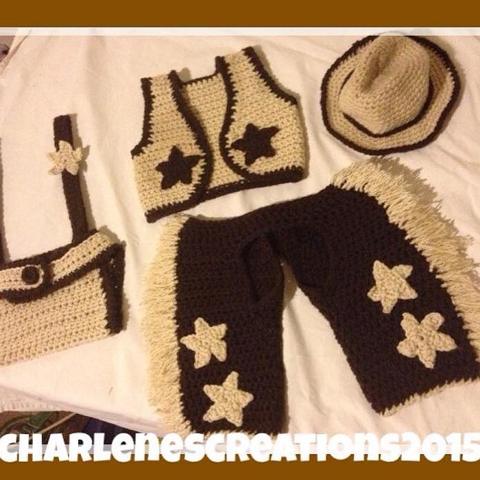 Newborn Cowboy Set