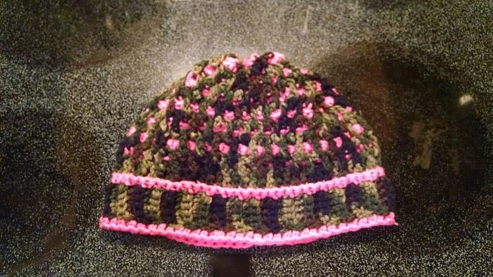 pink camo hat