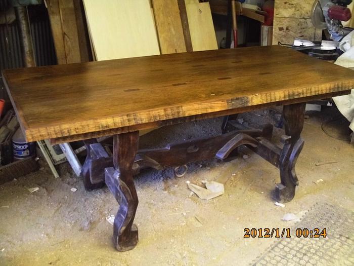 barnwood table