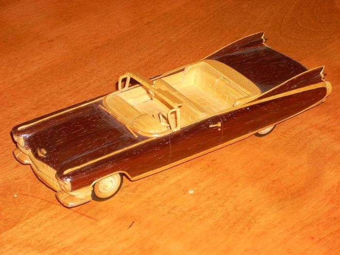 Wooden 1/32 Scale '59 Caddy Eldorado