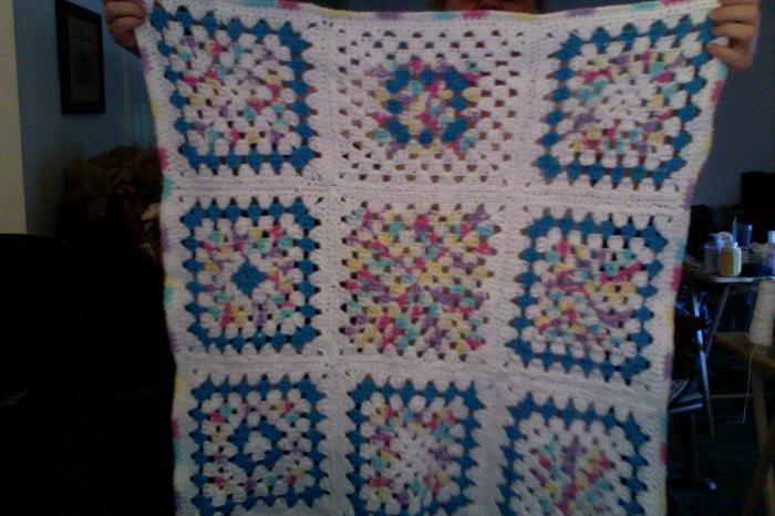 Nine Patch Baby Throw