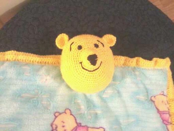 Winnie the Pooh Lovey blanket