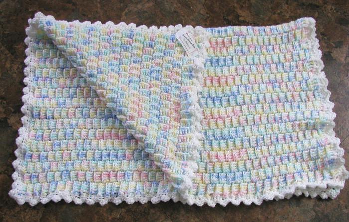 Basket Weave Baby Blanket