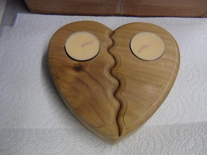  Heart Shaped Tea Light Candle holder 