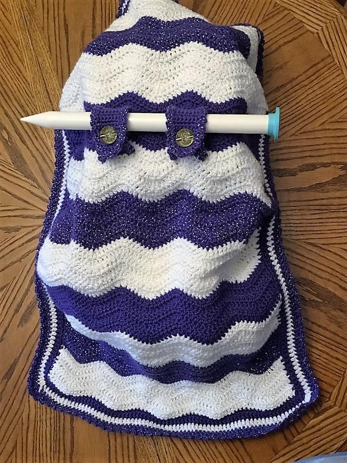 Crochet Baby Car Seat Cover