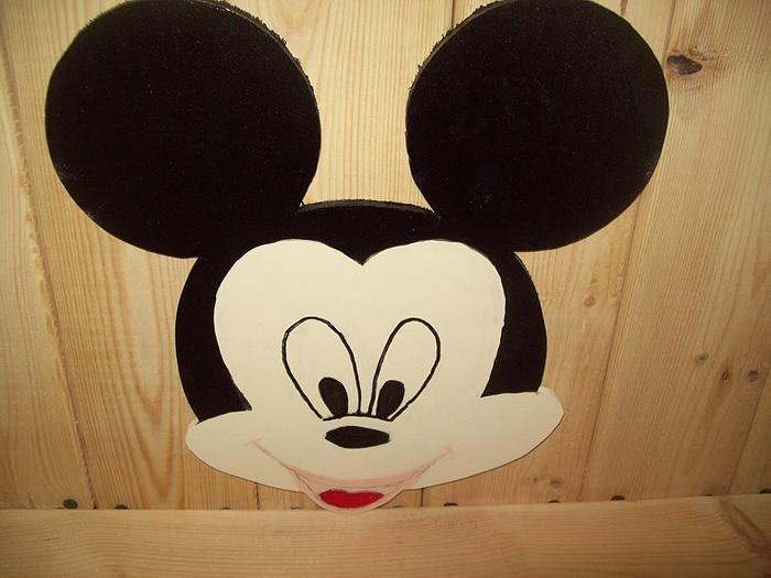 made a mickey mouse for my great grandson