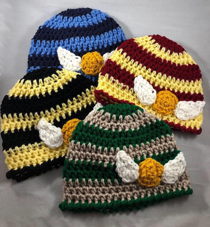 Handmade Crochet Harry Potter Newborn Hats