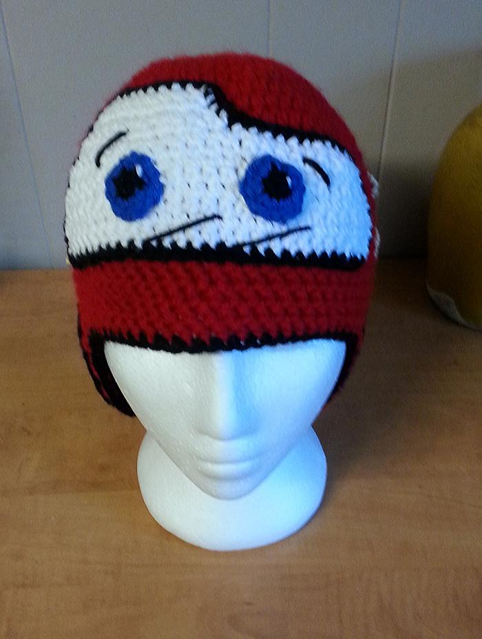 Cars inspired crocheted Hat