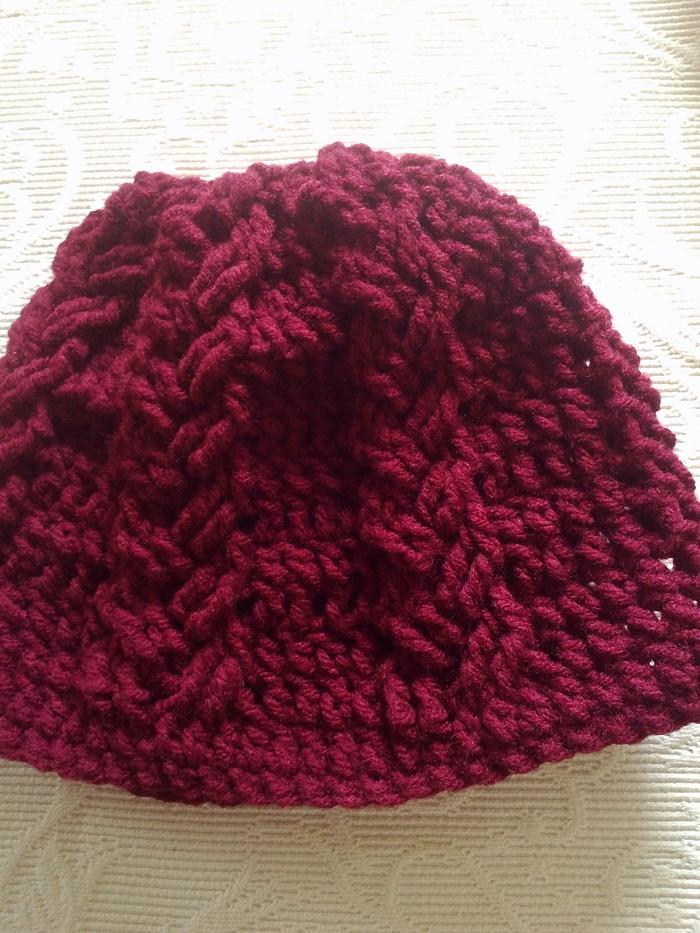 Braid Crochet hat