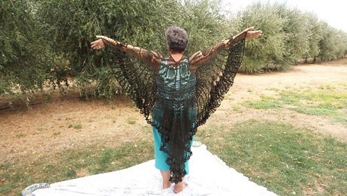 Black Swan Shawl