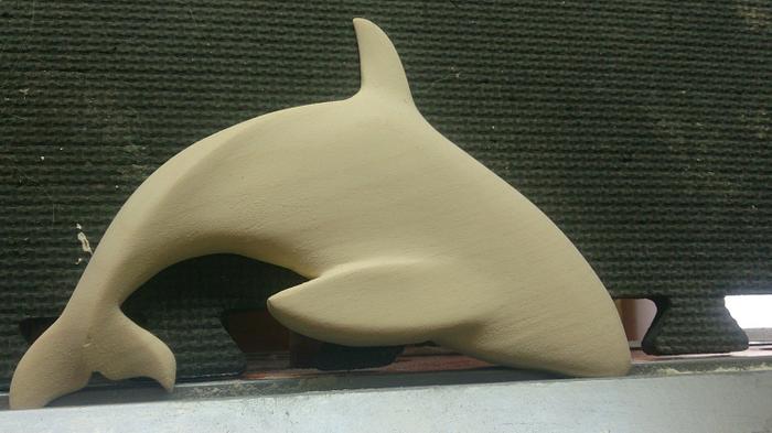 Start of Orca Carving 