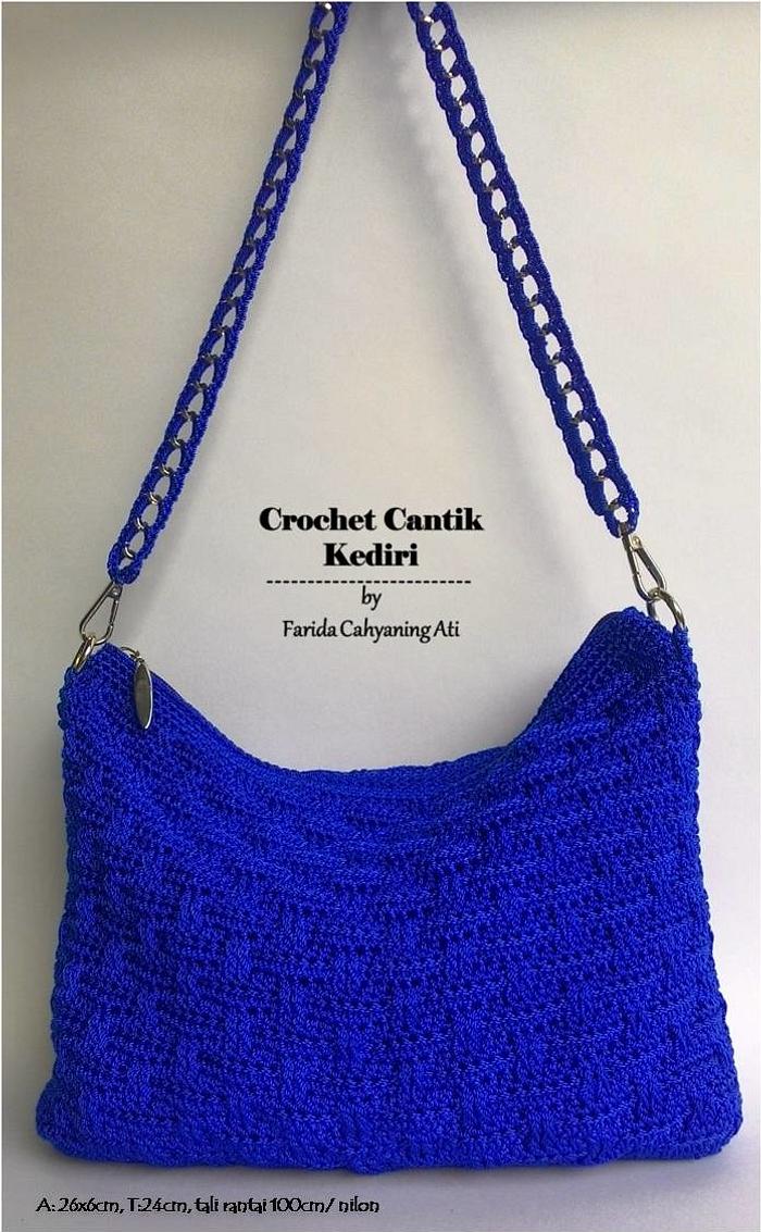 Royal blue bag