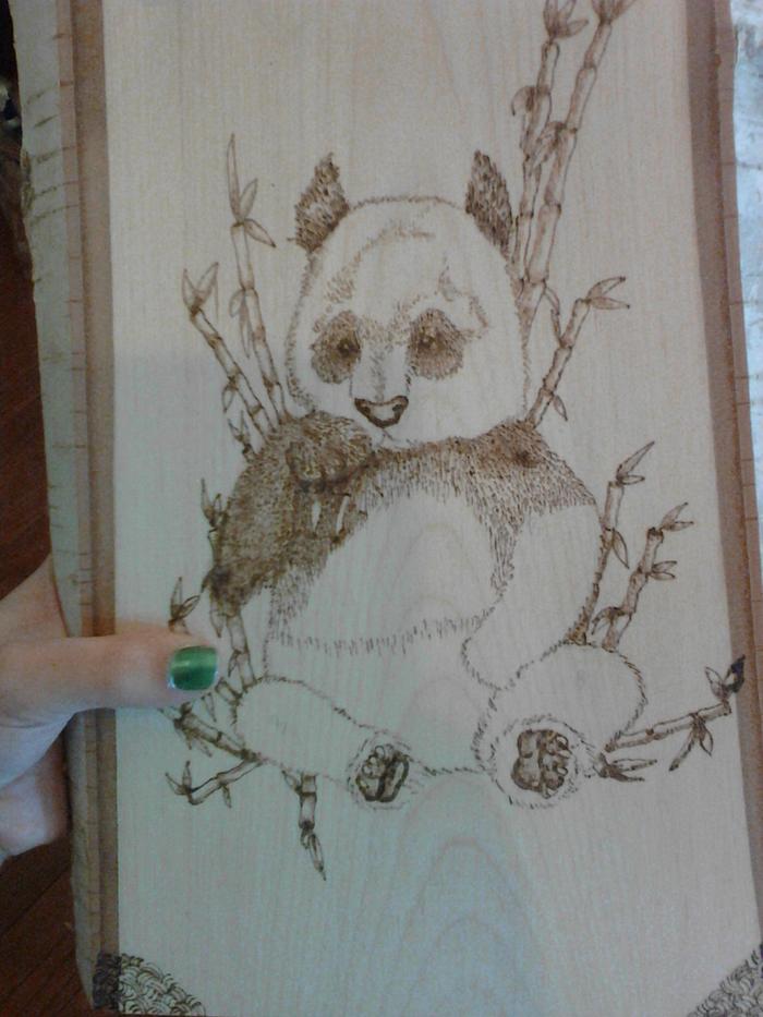 WIP Panda with Bamboo